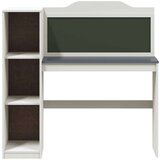 vidaXL Kreda stol Bijela i siva 120 x 45 x 118.5 cm Konstruirano drvo | shoptok.hr