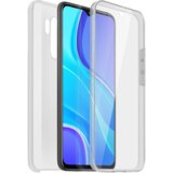 AVIZAR xiaomi redmi 9 integral 360° etui: mehka sprednja stran in trda zadnja stran - prozorna, (20626707) | Shoptok.si