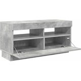 TV ormarić s LED svjetlima siva boja betona 80x35x40 cm | Eponuda.ba