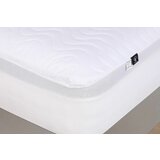  quilted alez (160 x 200) white double bed protector Cene'.'