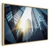  Slika - In a Big City (1 Part) Wide - Third Variant 90x60 U prirodnom drvenom okviru | shoptok.hr