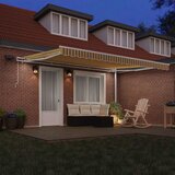  Povlačivi tende Šareni 450 × 300 cm Tkanina i Aluminij | shoptok.hr