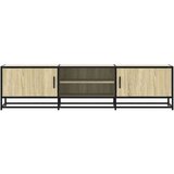 vidaXL TV ormarić Sonoma hrast 160x35x41 cm Konstruirano drvo i metal | shoptok.hr