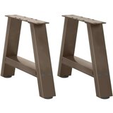 Noge za klub stolić A-oblika 2 kom 30 x (30-31) cm čelik - Prirodna 30 x (30-31) cm 1 | shoptok.hr