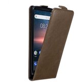 Cadorabo Ohišje, združljivo z Nokia 8 Sirocco v kava rjava - Zaščitni ovitek v obliki flipa z magnetnim zapiranjem, (20564452) | Shoptok.si