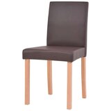 In 7-dijelni blagovaonski set od umjetne kože boja hrasta/smeđa | shoptok.hr