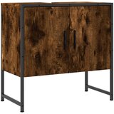 Ormarić za umivaonik boja dimljenog hrasta 60x33x60 cm drveni | shoptok.hr