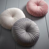 Catherine Lansfield Ukrasni jastuk od samta ø 40 cm Round Soft Touch – | shoptok.hr