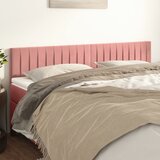  Uzglavlja ružičasta 160x5x78/88 cm baršunasta | shoptok.hr