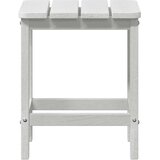  Bocni stol Bijelo 38 x 38 x 46 cm Polietilen | shoptok.hr
