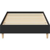  Okvir kreveta bez madraca crni 90x190 cm izrađeno drvo | shoptok.hr