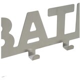 Casa Selección Kovinski obešalnik za vrata v mat srebrni barvi 32 cm Bath – | Shoptok.si