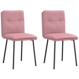 Maison Chic Jedilni stoli - Vzorci stoli 2 kosa roza žamet A413, (22032285) | Shoptok.si