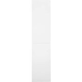 vidaXL Pisarniška omara z drsnimi vrati bela 90x40x180 cm | Shoptok.si