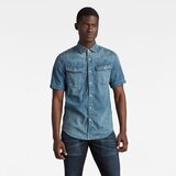G-star Shirt - 3301 slim shirt s\s blue Cijene