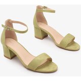 Resti Green women's low stiletto sandals Mesteri | shoptok.hr