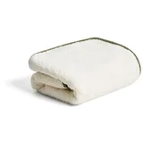 Bela/zelena frotirna bombažna brisača 50x90 cm Sedora –