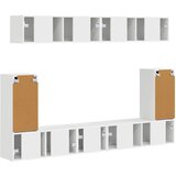  Set TV komoda 5 kom. Bijelo Konstruirano drvo | shoptok.hr