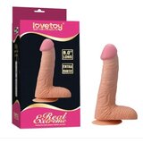  Realističan vibrator sa testisima i vakum postoljem — 18 cm — BW 8103ZR Cene