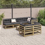  8-dijelni set vrtnih sofa od impregnirane borovine | Eponuda.ba