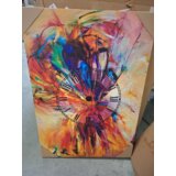 Wallity ST733065_70100 Multicolor Decorative Wall Clock FABRIČKA GREŠKA Cene