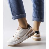 Gemre White sneakers with beige inserts Willson | shoptok.hr