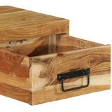 vidaXL Zidni TV ormarić 100x30x19 cm puno drvo bagrem | shoptok.hr