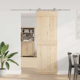 vidaXL Pribor za klizna vrata od nehrđajućeg čelika 200 cm srebrni | shoptok.hr