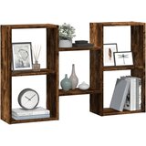  Zidna polica boja dimljenog hrasta 96x18x60cm konstruirano drvo | shoptok.hr