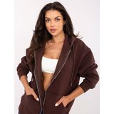 Calimera Sweatshirt-CLM-BL-1044.21-dark brown | Shoptok.si