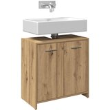  za umivaonik smeđa boja hrasta 60x33x60 cm drveni | shoptok.hr