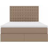 Krevet s prostorom za pohranu s LED-om Kapućino 140 x 190 cm | Eponuda.com