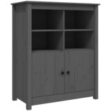 Maison Chic Komoda - Predalnik siva 83x41,5x100 cm trdna borovina, (21715792) Cene