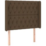  Krevet box spring s madracem LED tamnosmeđi 100x200 cm tkanina | shoptok.hr