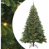  Umjetno božićno drvce s stalakom Zelena 210 cm PE i PVC | shoptok.hr