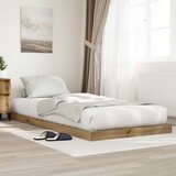  Krevet s daskama Umjetnički hrast 75 x 190 cm Konstruirano drvo | shoptok.hr