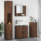 vidaXL Set namještaja za kupaonicu 4 pcs Smeđi hrast 61 x 35 x 64 cm | shoptok.hr