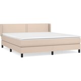 Maison Chic Box spring postelja - Vzmetna postelja z vzmetnico kapučino 180x200cm umetno usnje SL8409, (21886117) | Shoptok.si