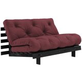 Karup Design Bordo rdeča raztegljiva sedežna garnitura 140 cm Roots Black Night – | Shoptok.si