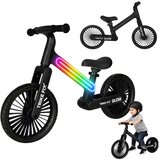 Trike Fix Glow dječji balans bicikl s LED rasvjetom, crni Cijene