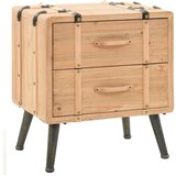 Furnova Nočna omarica trden jelšev les 50x35x57 cm, (21927559) | Shoptok.si