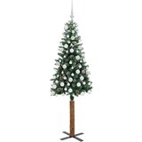  Mršavo božićno drvce Zelena 180 cm PVC i čvrsto drvo bora | shoptok.hr