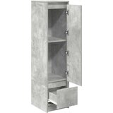 vidaXL Visoka ploča beton siva 29,5x34x119,5 cm izrađeno drvo | shoptok.hr