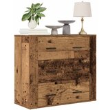 vidaXL Komoda starinski les 80x33x70 cm inženirski les Cene