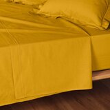 Douceur d intérieur Žuta pamučna plahta 180x290 cm Lina – | shoptok.hr
