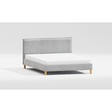 Ropez Siva oblazinjena postelja z letvenim dnom 90x200 cm Tina – | Shoptok.si