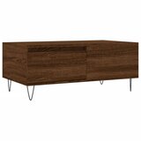 vidaXL Klubska mizica rjav hrast 90x50x36,5 cm inženirski les, (20797706) | Shoptok.si