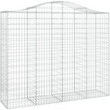  Lučne gabionske košare 3 kom 200x50x160/180cm pocinčano željezo | shoptok.hr