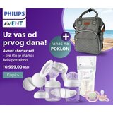 Philips Baby Poklon Ranac Sa 5 Proizvoda - Siva Girl Cene