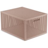 Curver Prljavo roza kutija za pohranu s poklopcem od reciklirane plastike 30x38x21 cm Kaya – Cijene